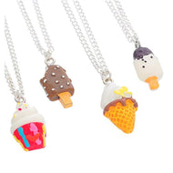 New Arrive Best Friends Forever Colorful Ice Cream Friendship Necklaces Set of 4 For Kids Gift