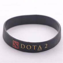 DOTA 2 Silicone Rubber Diabetes Bracelets Dota2 Braclet Carry Gank Solo Support Offlane Brasle For Best Friend Men Jewelry Male