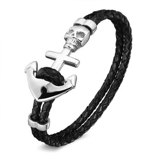 Anchor Bracelet Men Pulseras Best Friend Gift 2017 New Arrival Fashion Stainless Steel Jewelry For Men