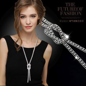 Long adornment necklace restoring ancient ways women sweater chain Spring/summer dress best match jewelry accessories