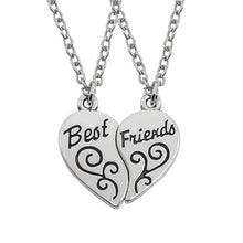 2017 Fashion Bohemian Best Friends BFF Pendant Necklaces 3 PCS/Set Charms Heart Necklace Rhinestone Choker Statement Necklace