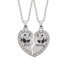 Best Friends Necklace Pendant Puzzle BFF Best Bitches Friends Forever Key Football Pizza Broken Heart Necklaces Pendants Collier