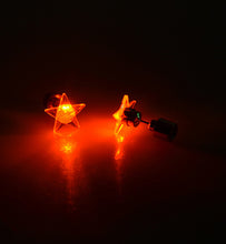 1 Pair/2pcs Fashion Dance Party Accessories Light Up LED Bling Ear Studs Earring