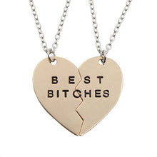 Best Friends Necklace Pendant Puzzle BFF Best Bitches Friends Forever Key Football Pizza Broken Heart Necklaces Pendants Collier