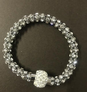 Wholesale Free Shipping Women's Silver Crystal Bracelet  Best Design Fashion Bracelets For Women